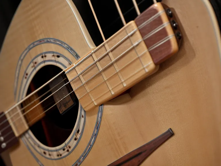 Posición del Fa de cuatro cuerdas, un acorde fácil de guitarra sin cejilla para manos de principiante